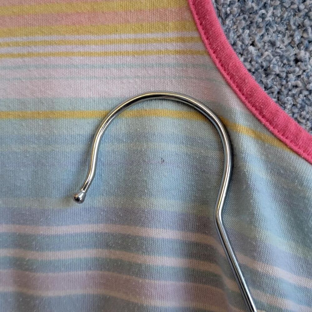 The Children's Place Girls Size Small 5/6 Rainbow Stripe Sleeveless Romper - Picture 2 of 6